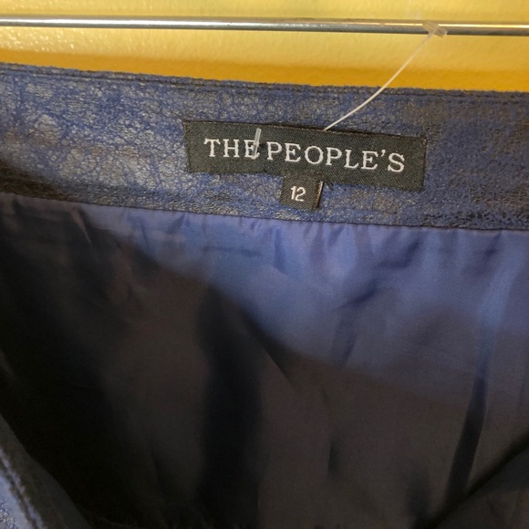The People’s size 12 faux leather straight skirt. Euc. - Picture 5 of 8